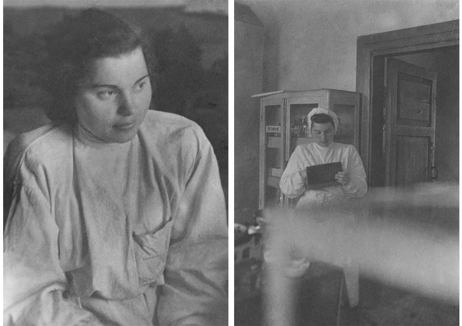 1 - Павлюкевич Анна Павловна на практике.jpg Стельмах Антонина Григорьевна.jpg